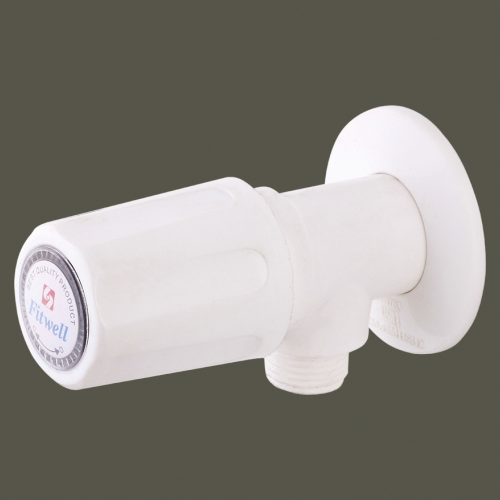 PTMT Angle Cock With Wall Flange