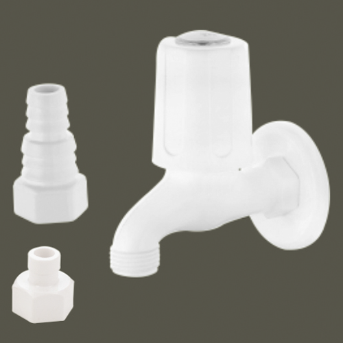 PTMT Washing Machine Nozzle Cock With Wall Flange