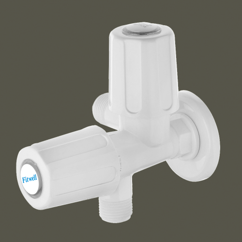 PTMT 2 way Angle Cock With Wall Flange