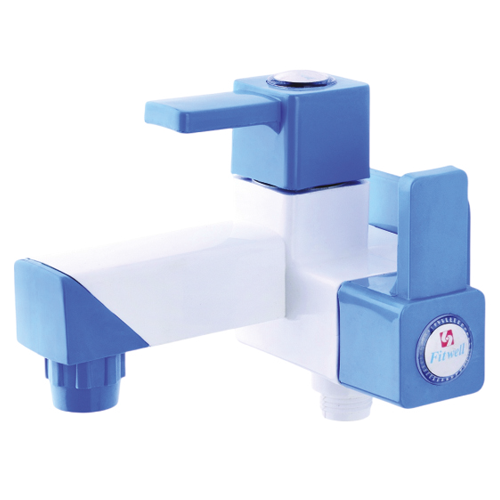 PTMT 2 in 1 Bib Cock With Wall Flange