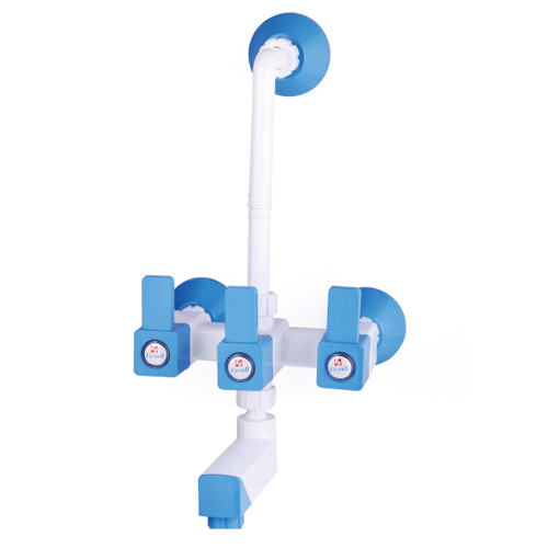 PTMT Washing Machine Nozzle Cock with Wall Flange