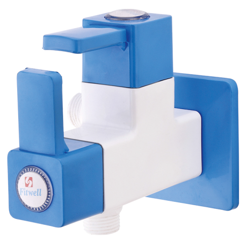 PTMT 2 way Angle Cock with Wall Flange