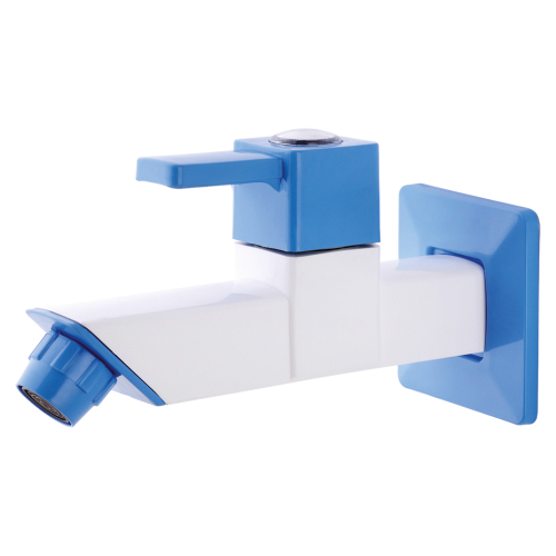 PTMT Bib Cock Long Body with Wall Flange