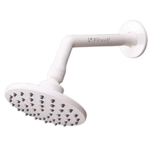 ABS White Round Shower With Arm